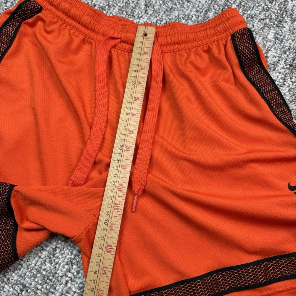 Nike Air Shorts Womens Medium Athletic Breathable Lightweight Stretch Orange